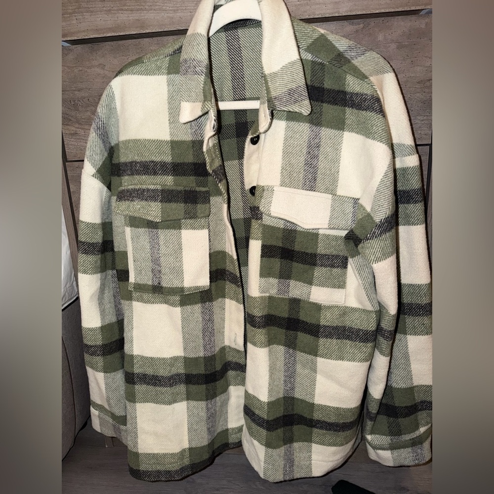 Kittenish Plaid Jacket Size M